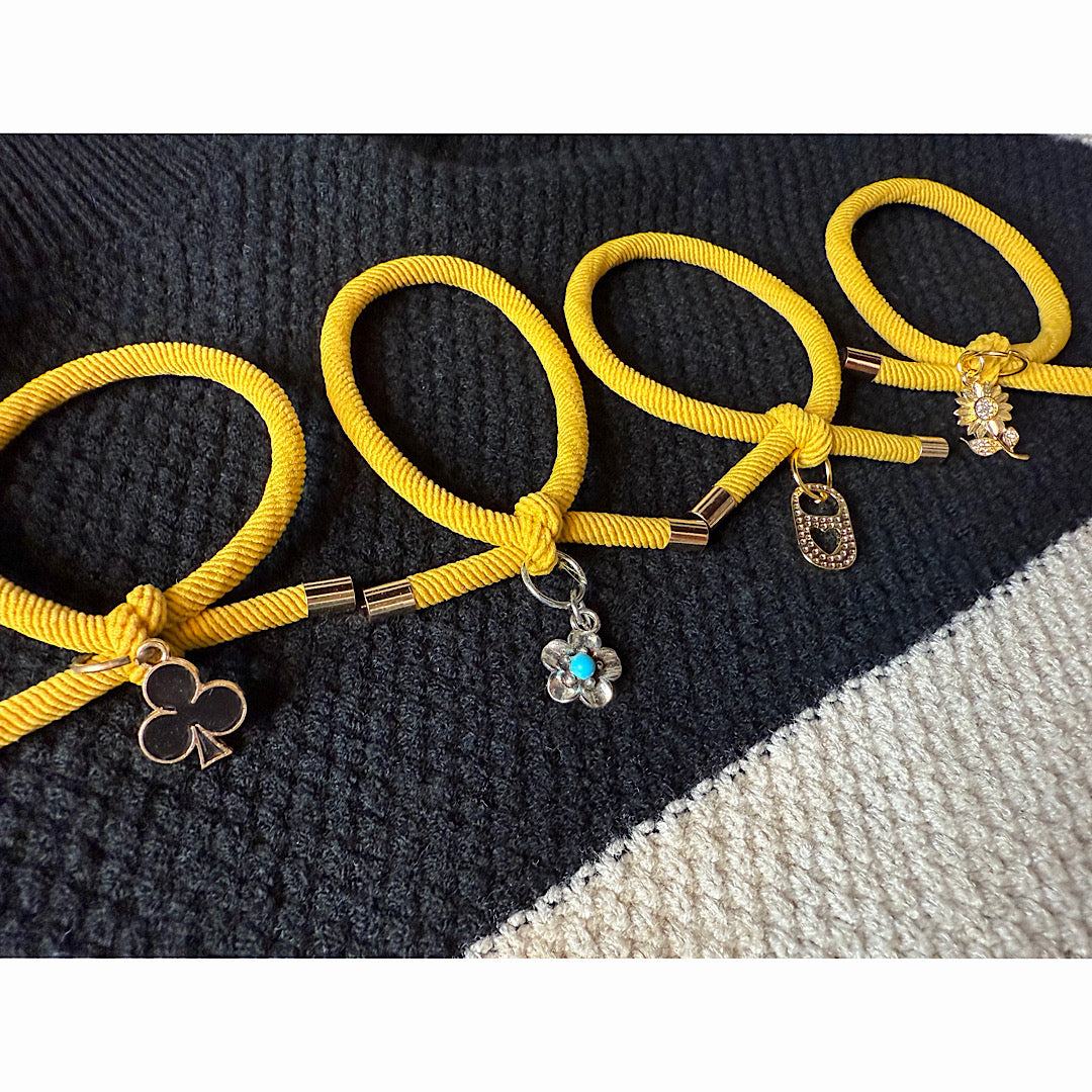 Charm Hair Tie Bracelets