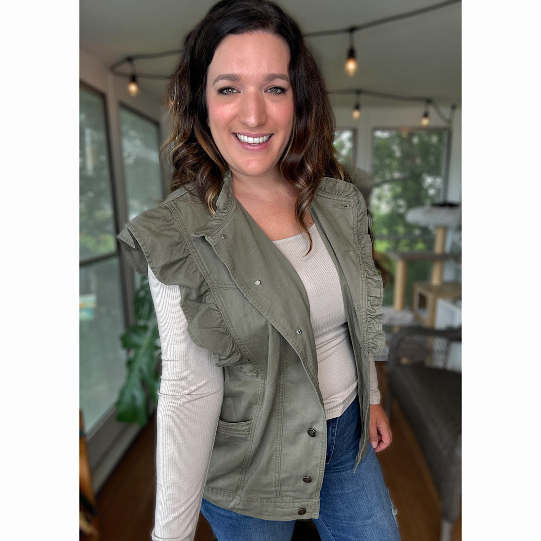 Olive Denim Darling