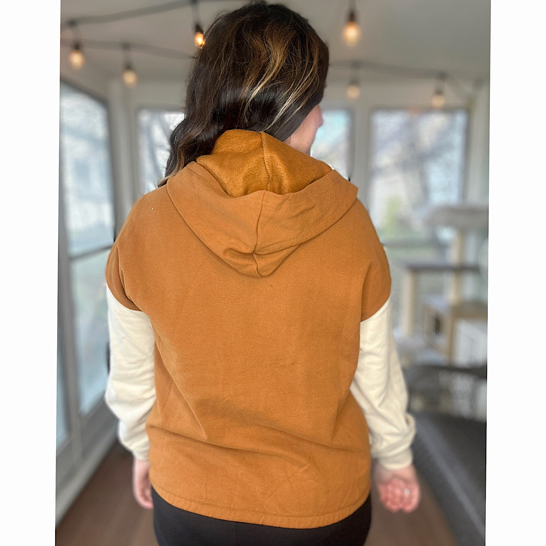 Chestnut Zip Hoodie