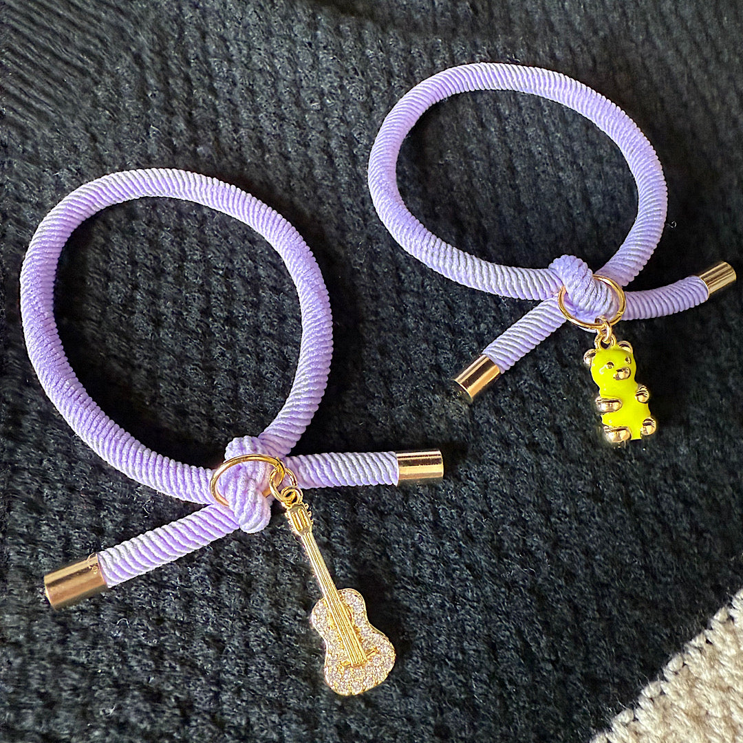 Charm Hair Tie Bracelets