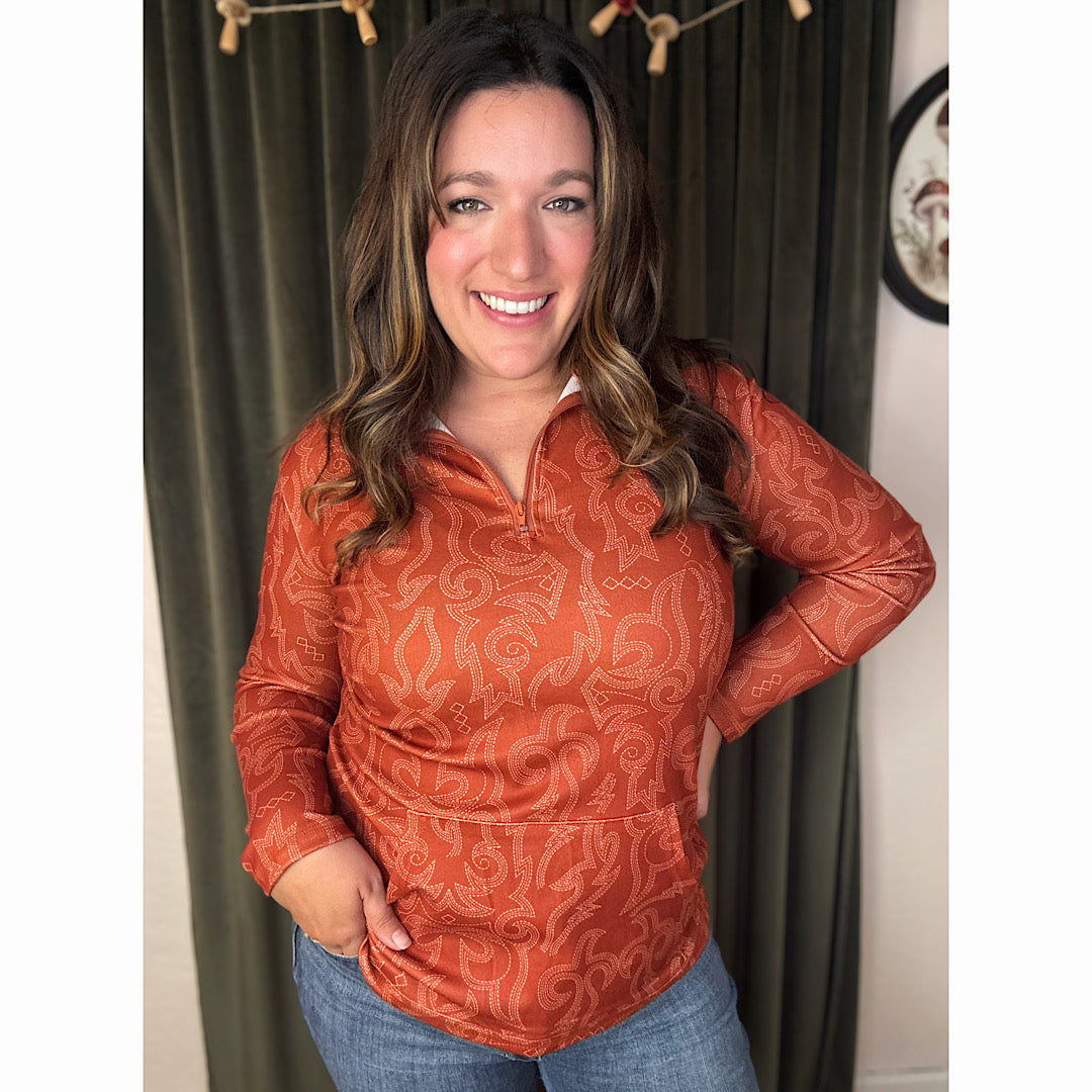 Saddle Stitch Pullover
