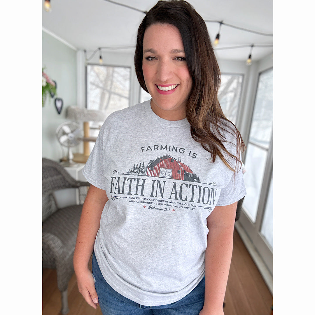 Faith in Action Farming Tee