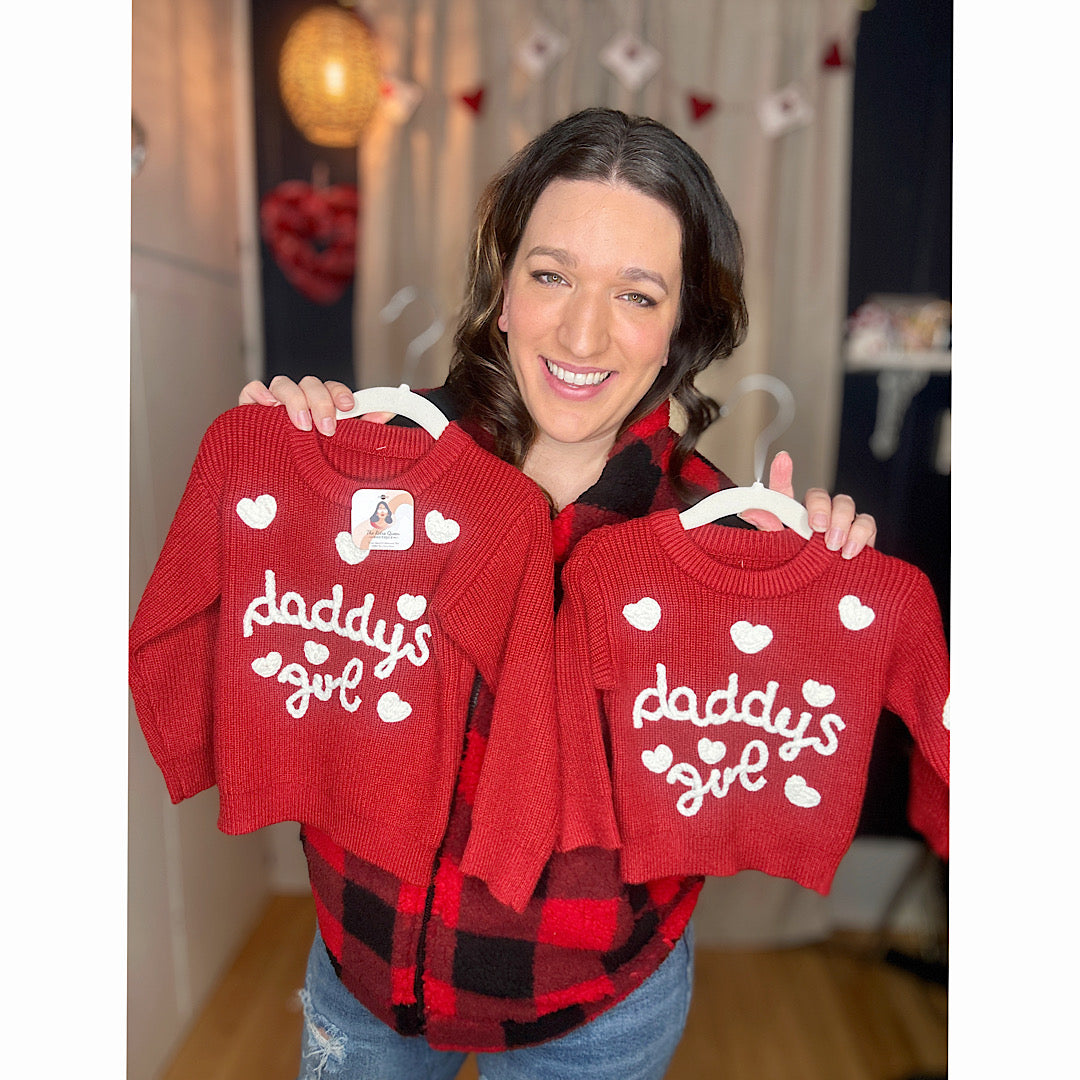 Daddy's Girl Embroidered Sweater