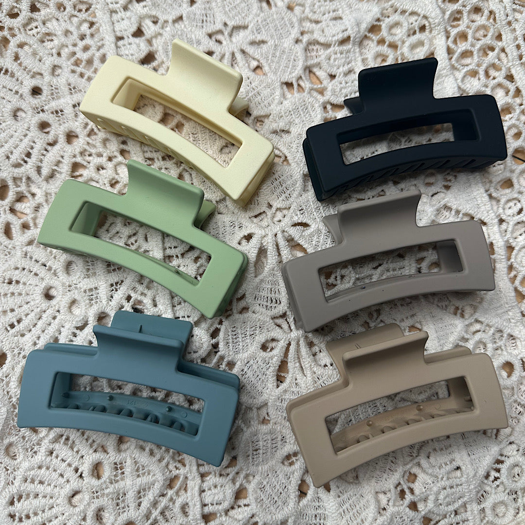 Medium Square Claw Hair Clips