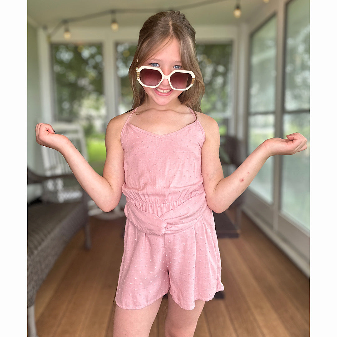 Youth Twist Front Romper