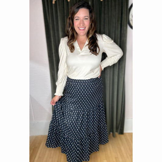 Tulip Dream Tiered Maxi Skirt