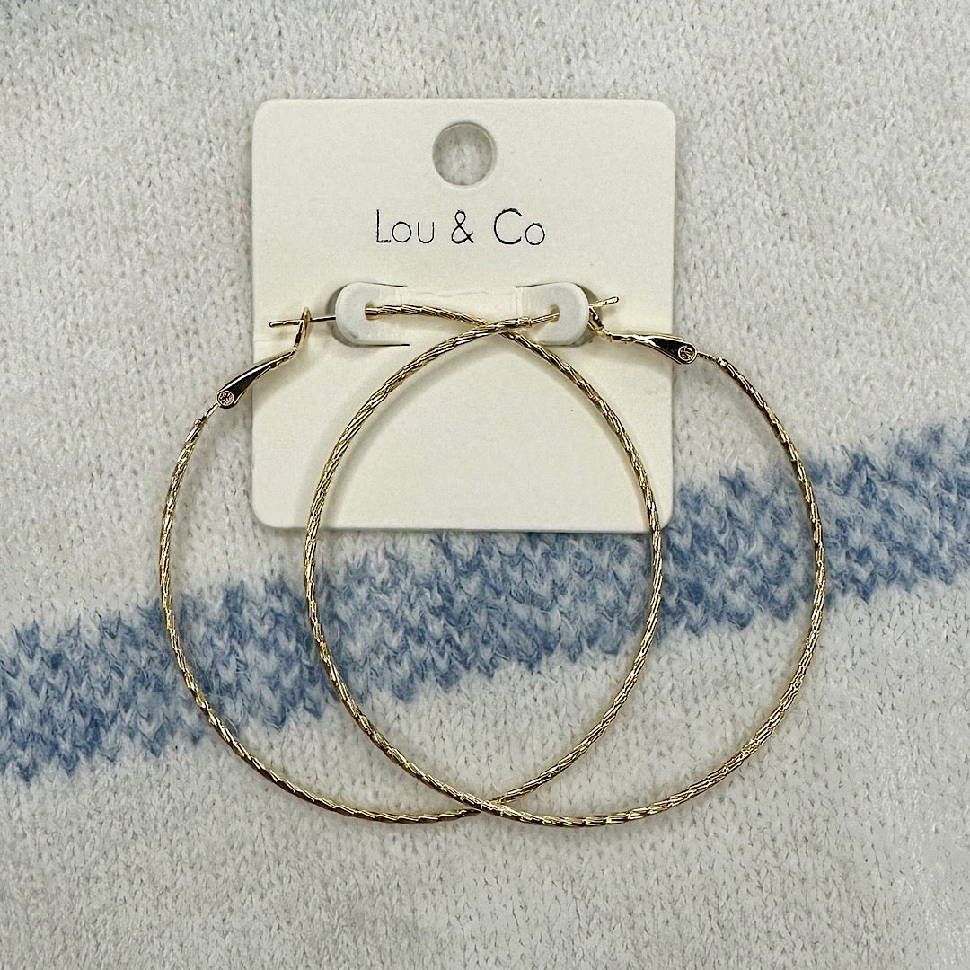 Large Hoop Earrings