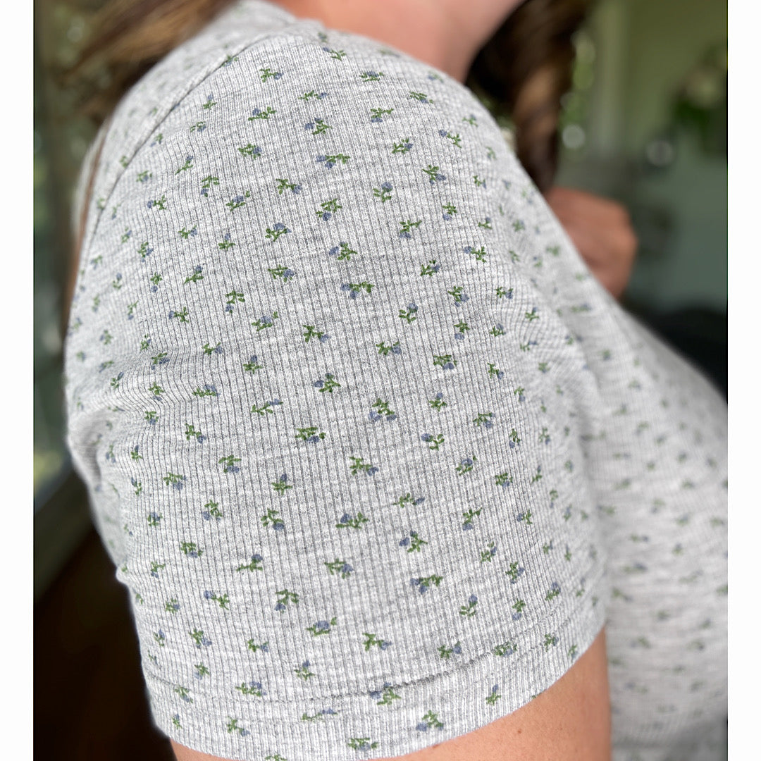 Heather Bloom Tee