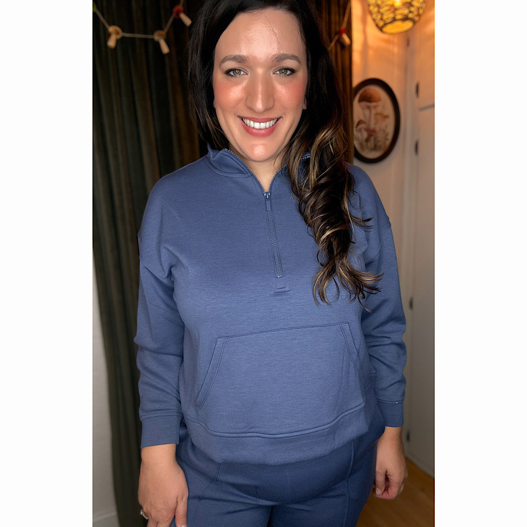 The Harbor Half-Zip Set