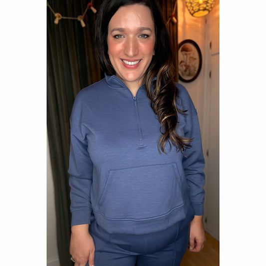 The Harbor Half-Zip Set