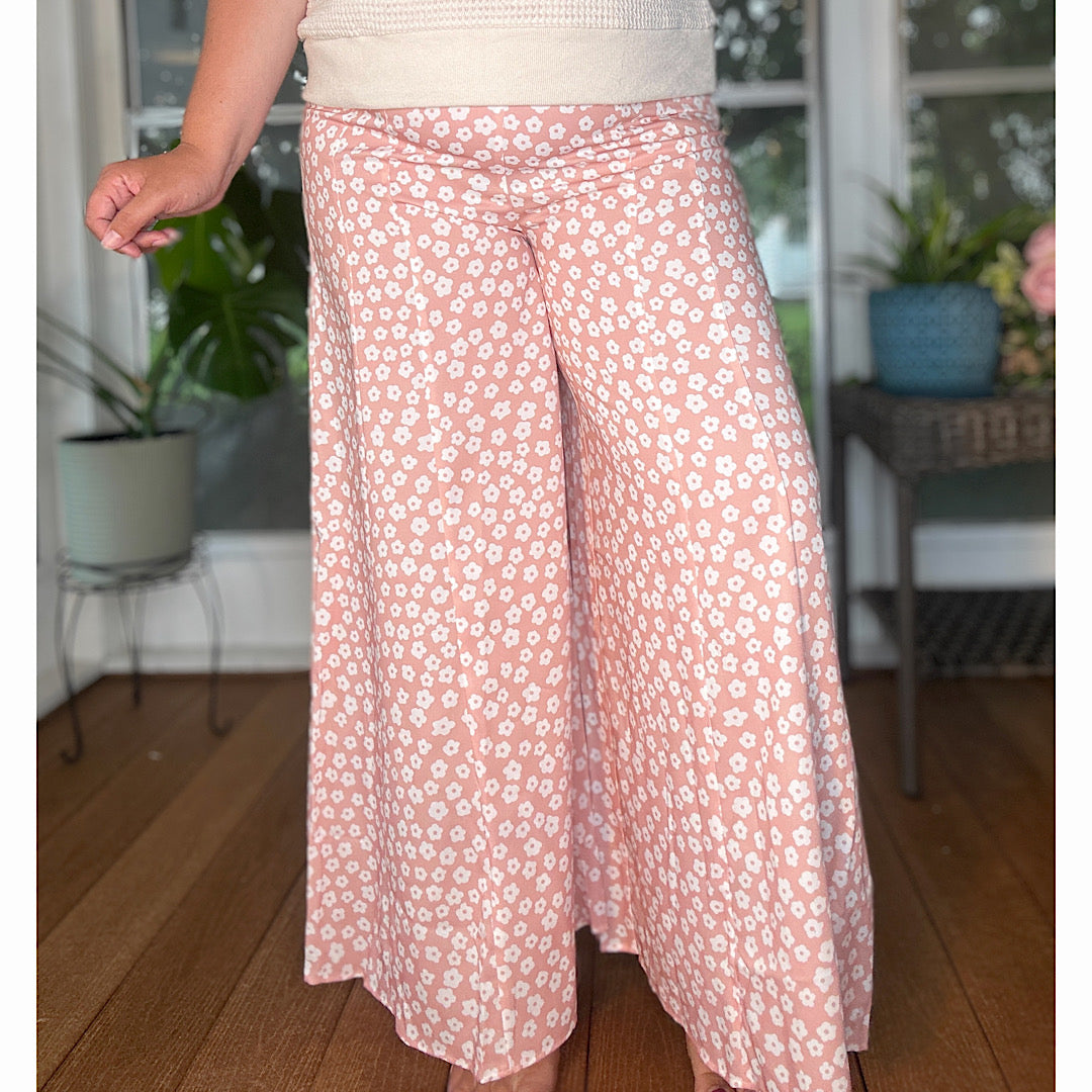 Boho Floral Pants