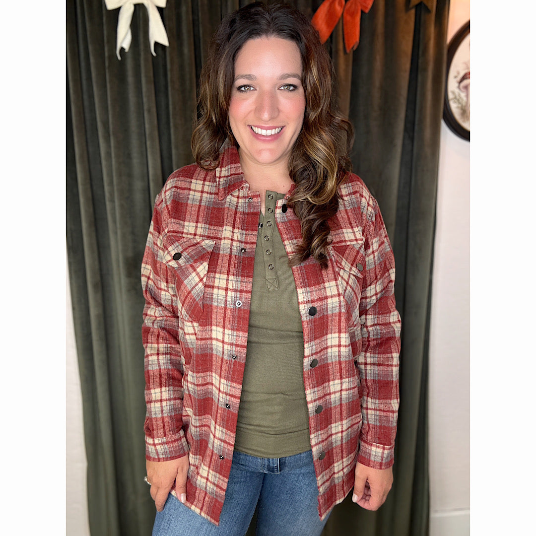 Everly Plaid Shacket