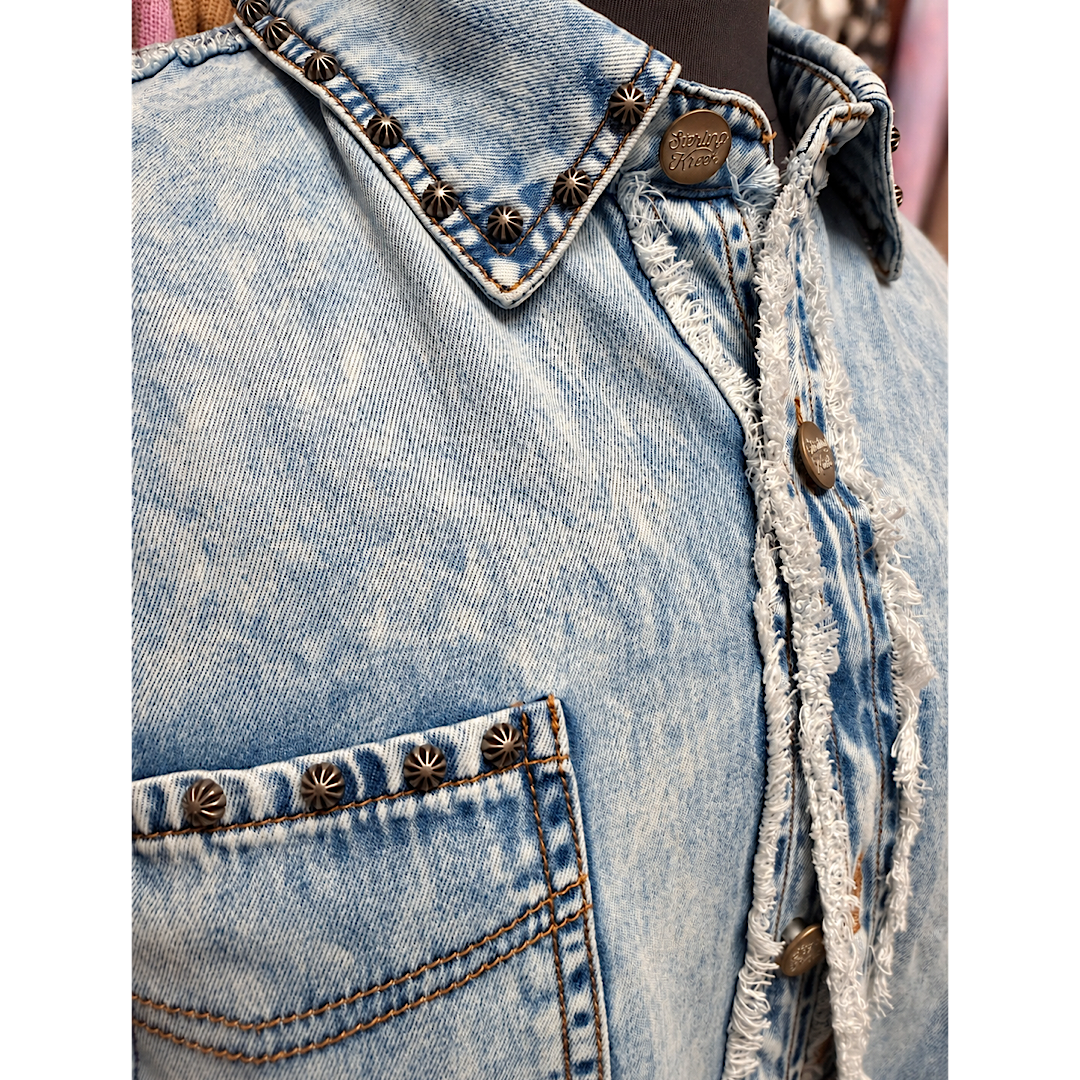 Studded Denim Jacket