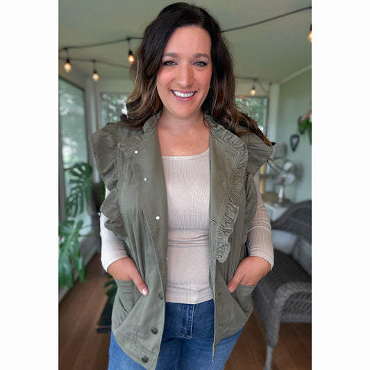 Olive Denim Darling