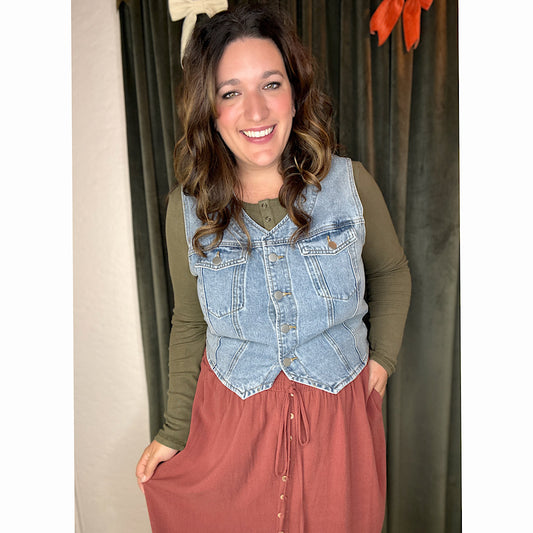 Classic Denim Vest