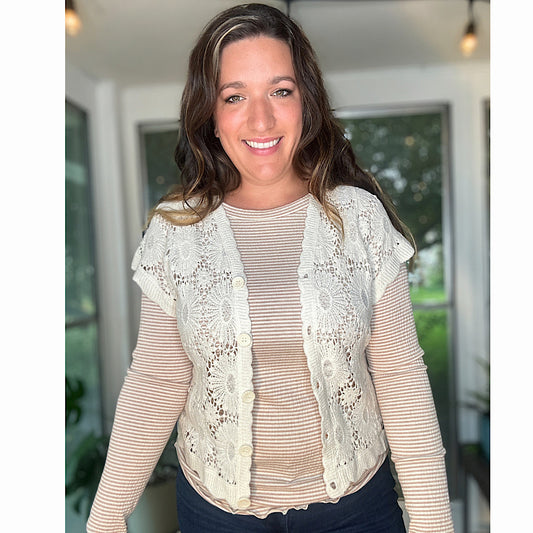 Crochet Lace Cardigan