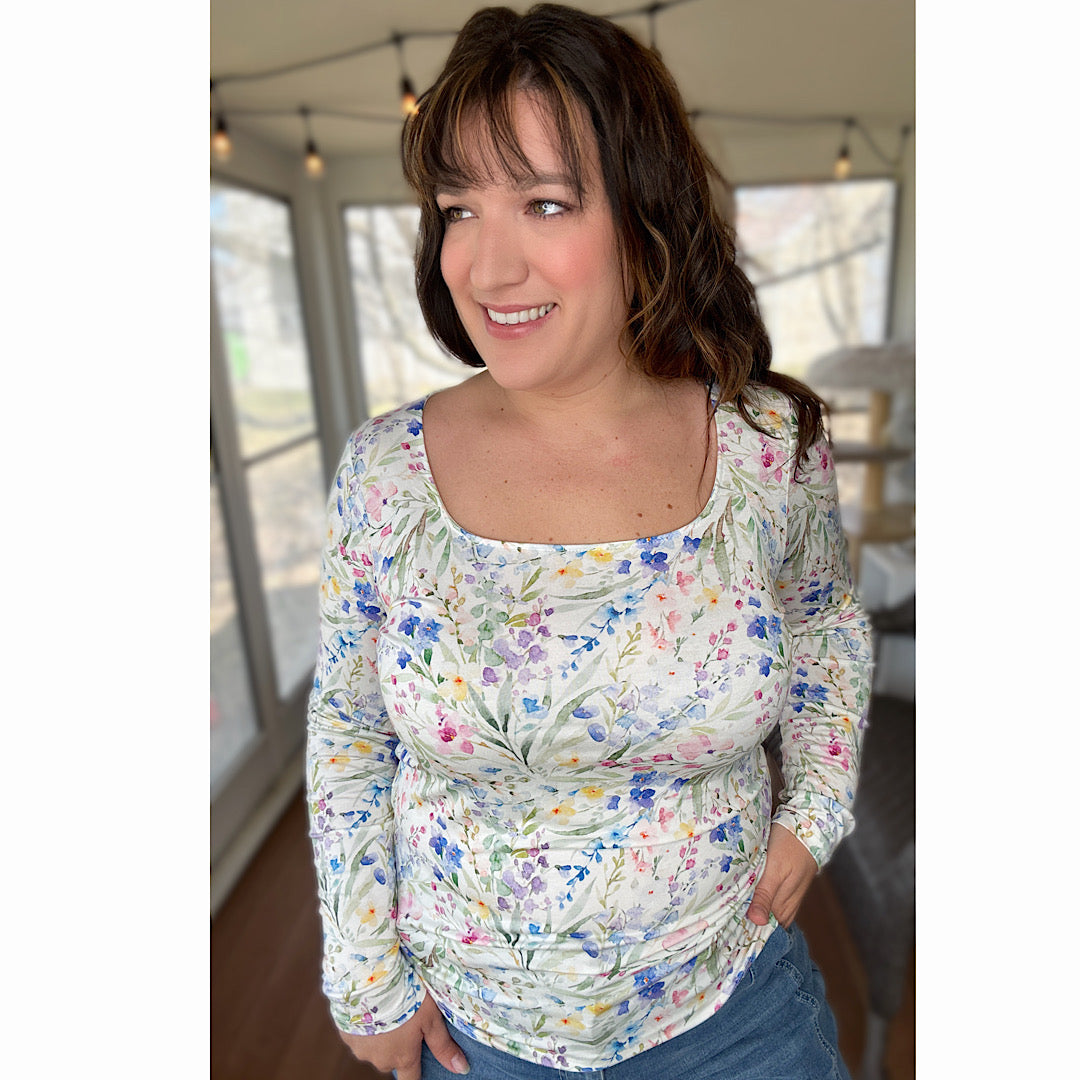 Cottage Floral Long Sleeve