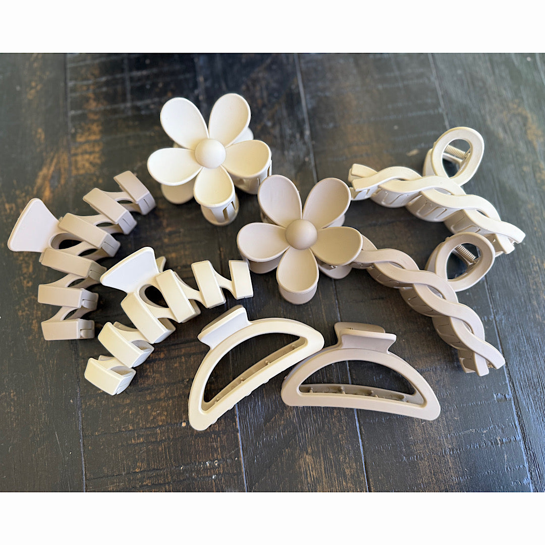 Neutral Variety Claw Clips