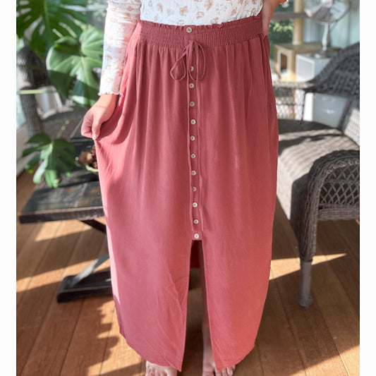Autumn Glow Maxi Skirt