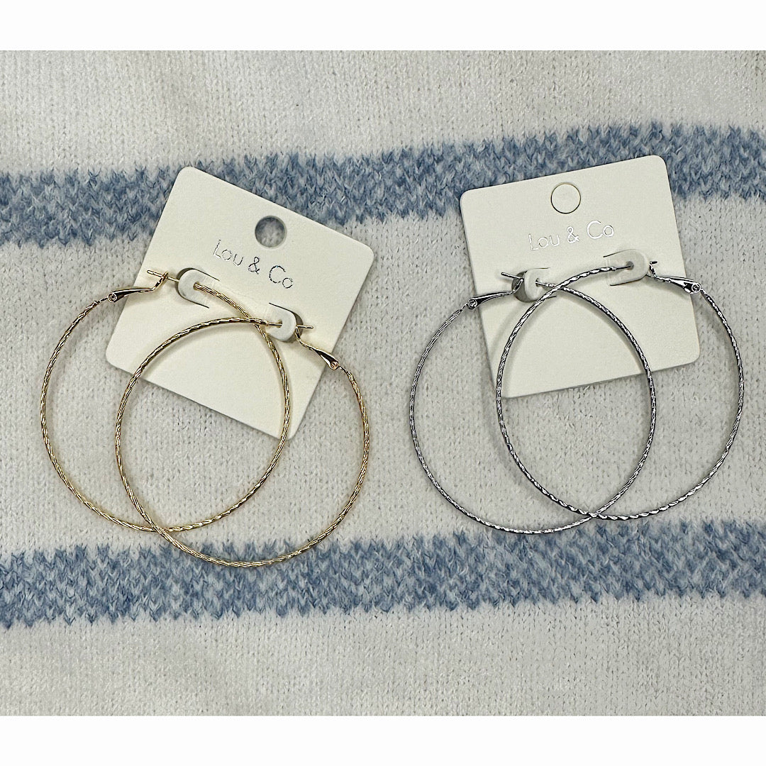 Large Hoop Earrings