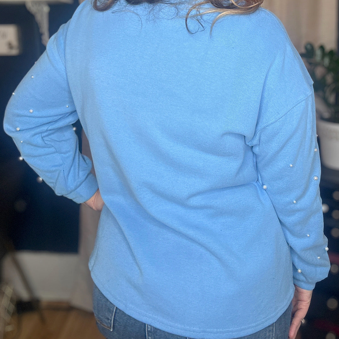 Blue Pearl Sweater