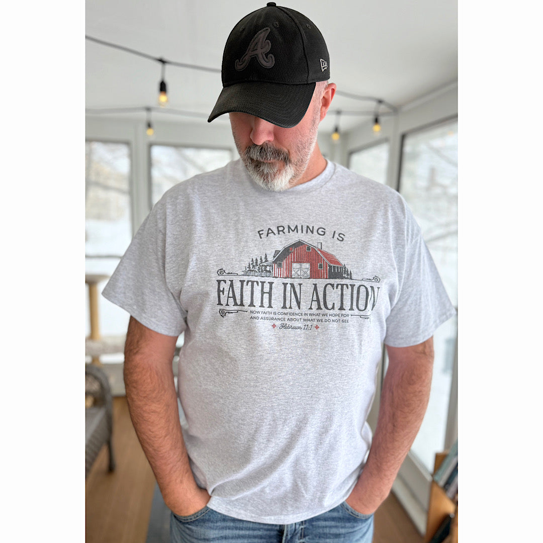 Faith in Action Farming Tee