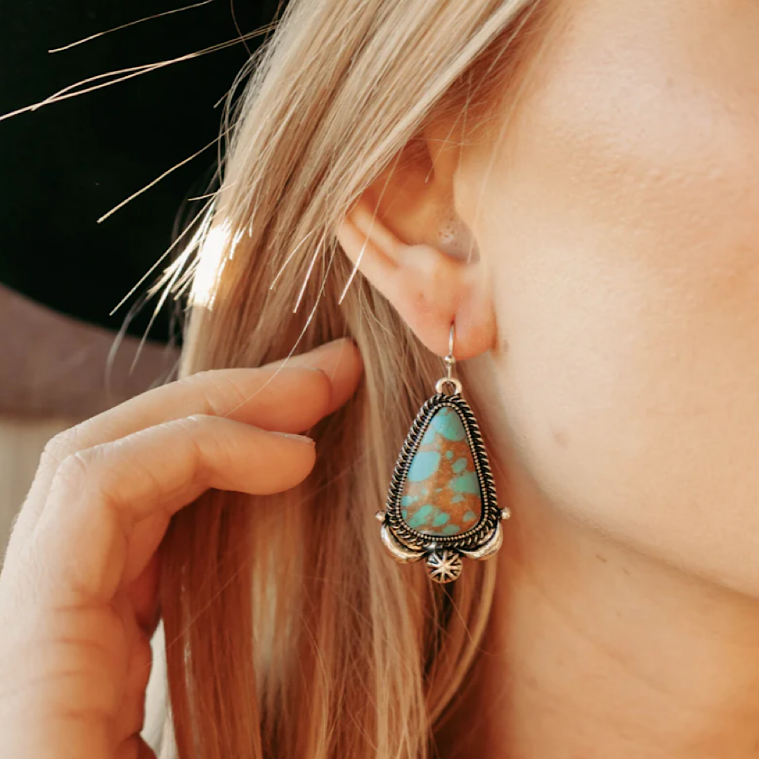 Boho Spirit Turquoise Earrings