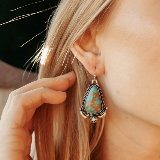 Boho Spirit Turquoise Earrings