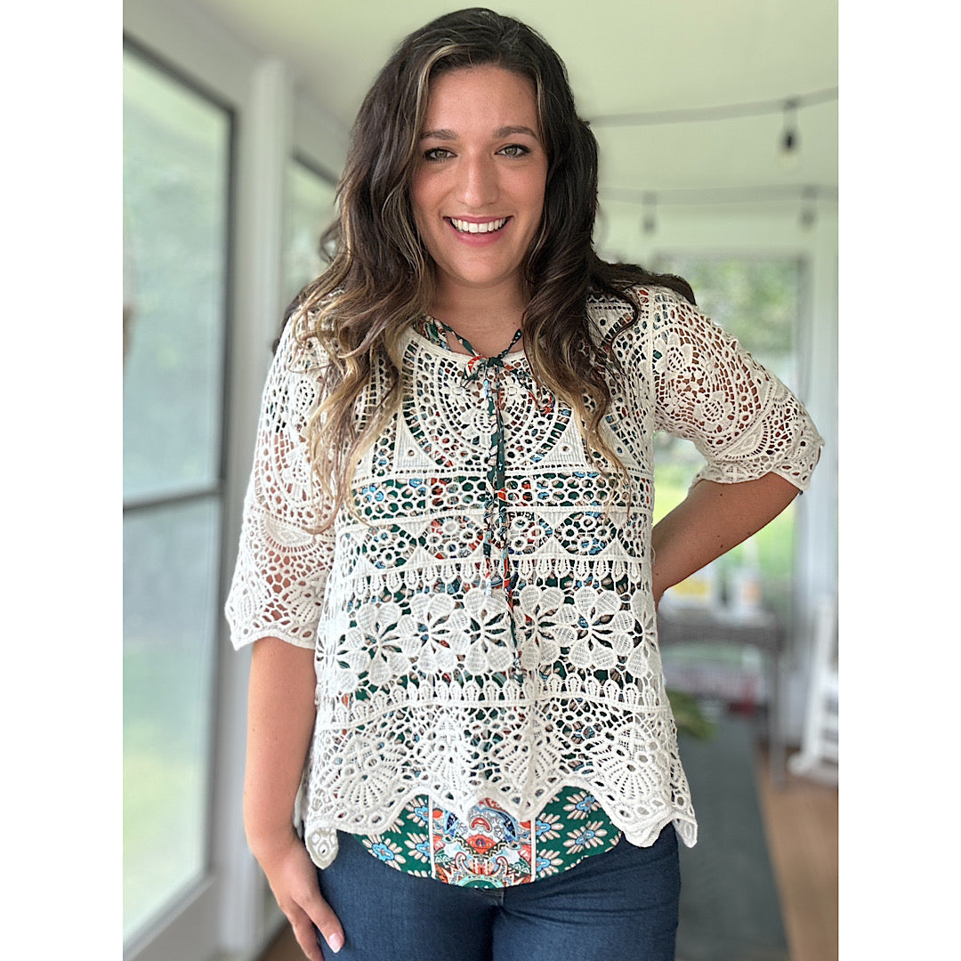 Bohemian Printed Top