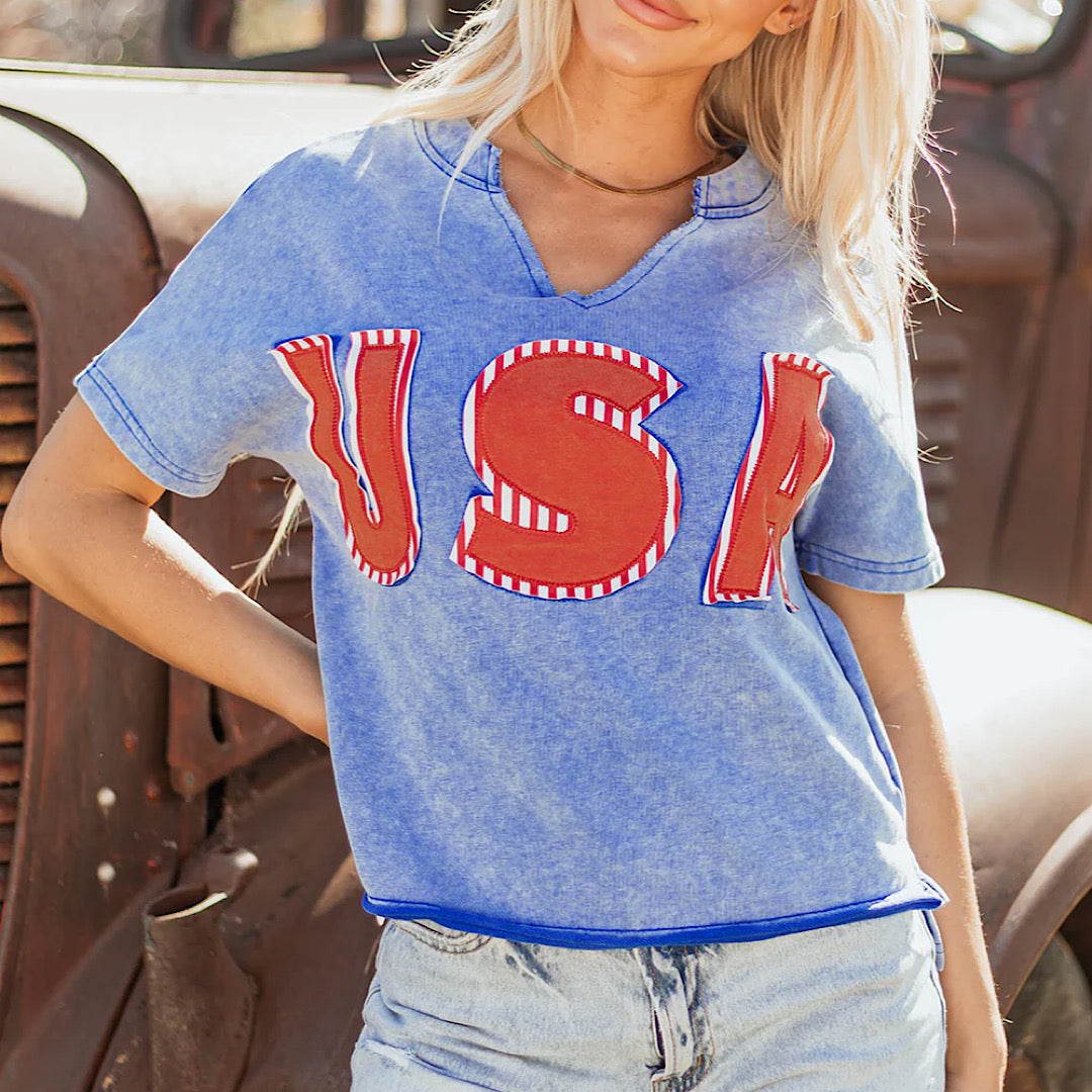 True Blue USA Tee