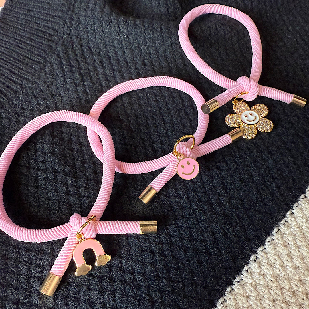Charm Hair Tie Bracelets