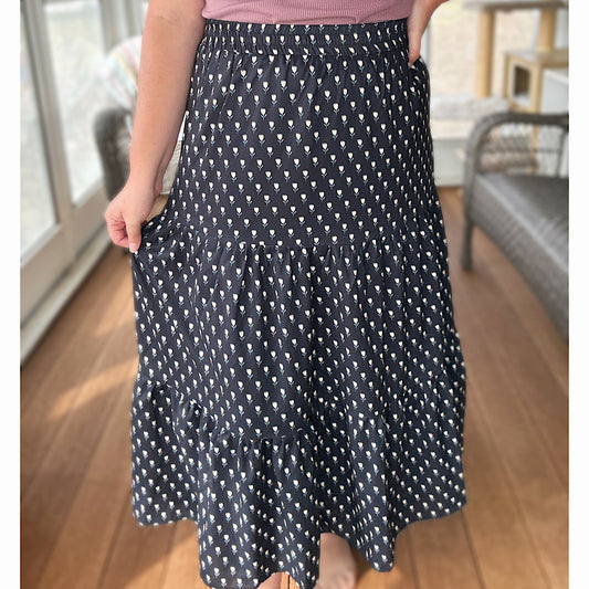 Tulip Dream Tiered Maxi Skirt