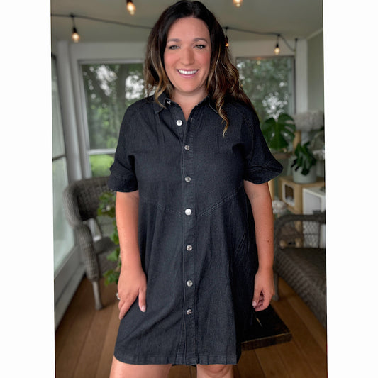 Midnight Denim Dress