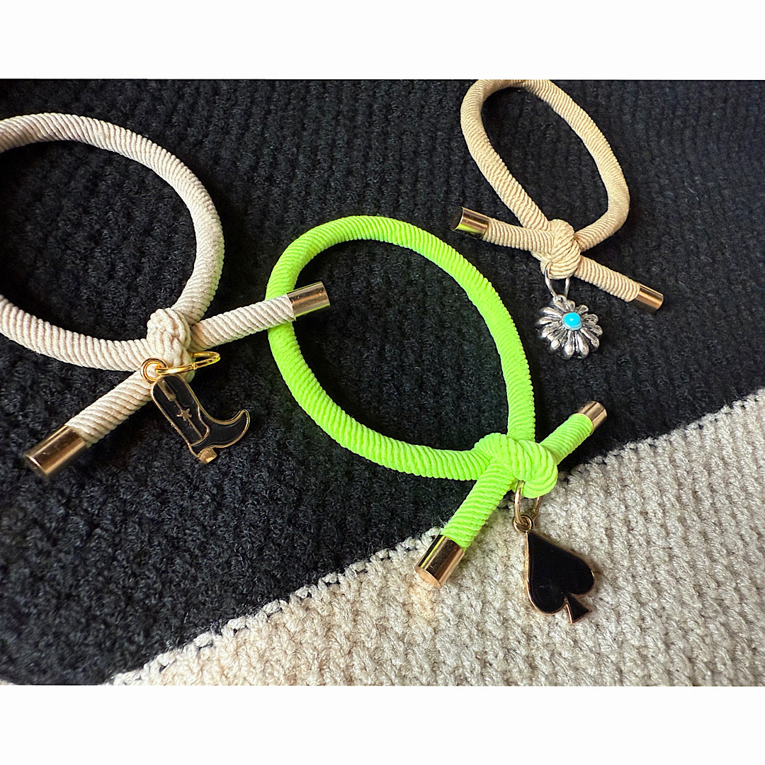 Charm Hair Tie Bracelets