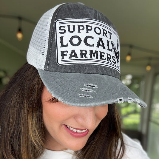 Support Your Local Farmers Hat