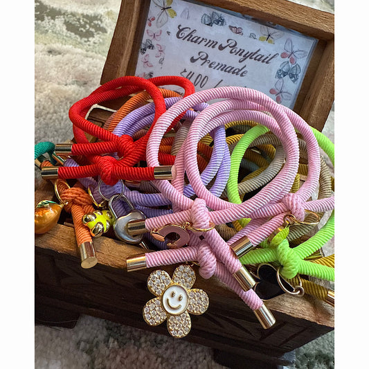 Charm Hair Tie Bracelets