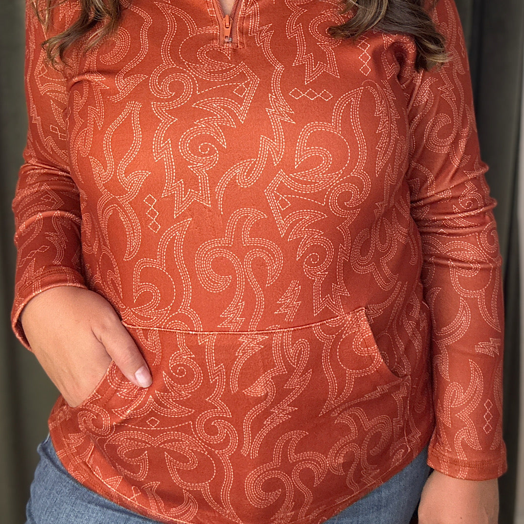 Saddle Stitch Pullover
