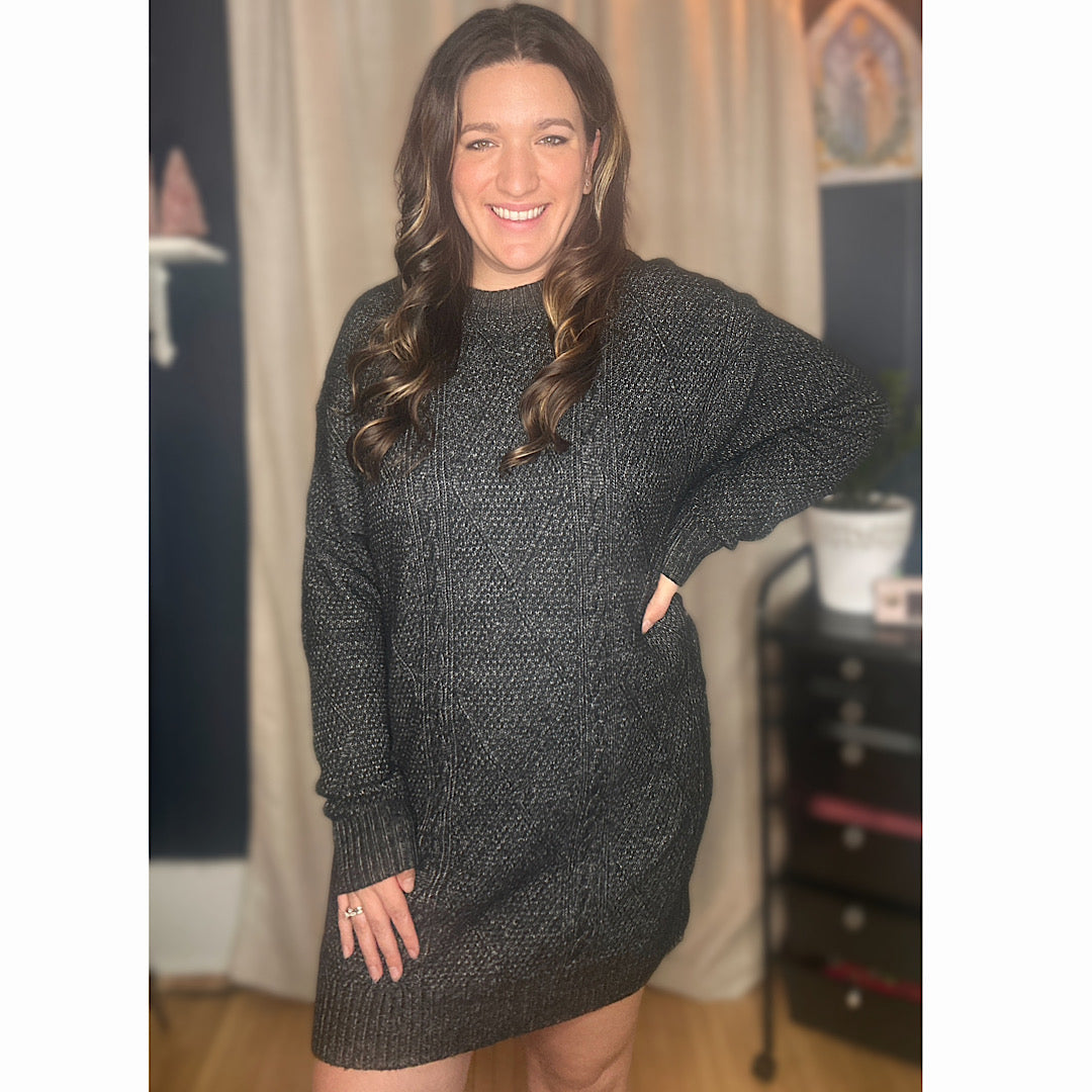 Black Sweater Dress