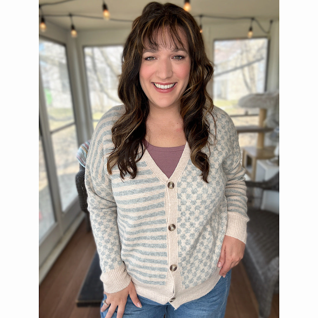 Mixed Neutrals Cardigan