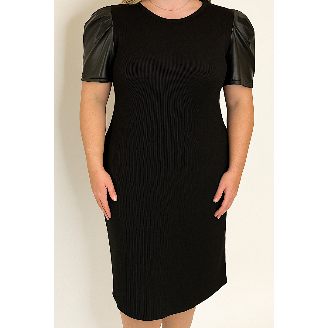 Power Play Black Dress