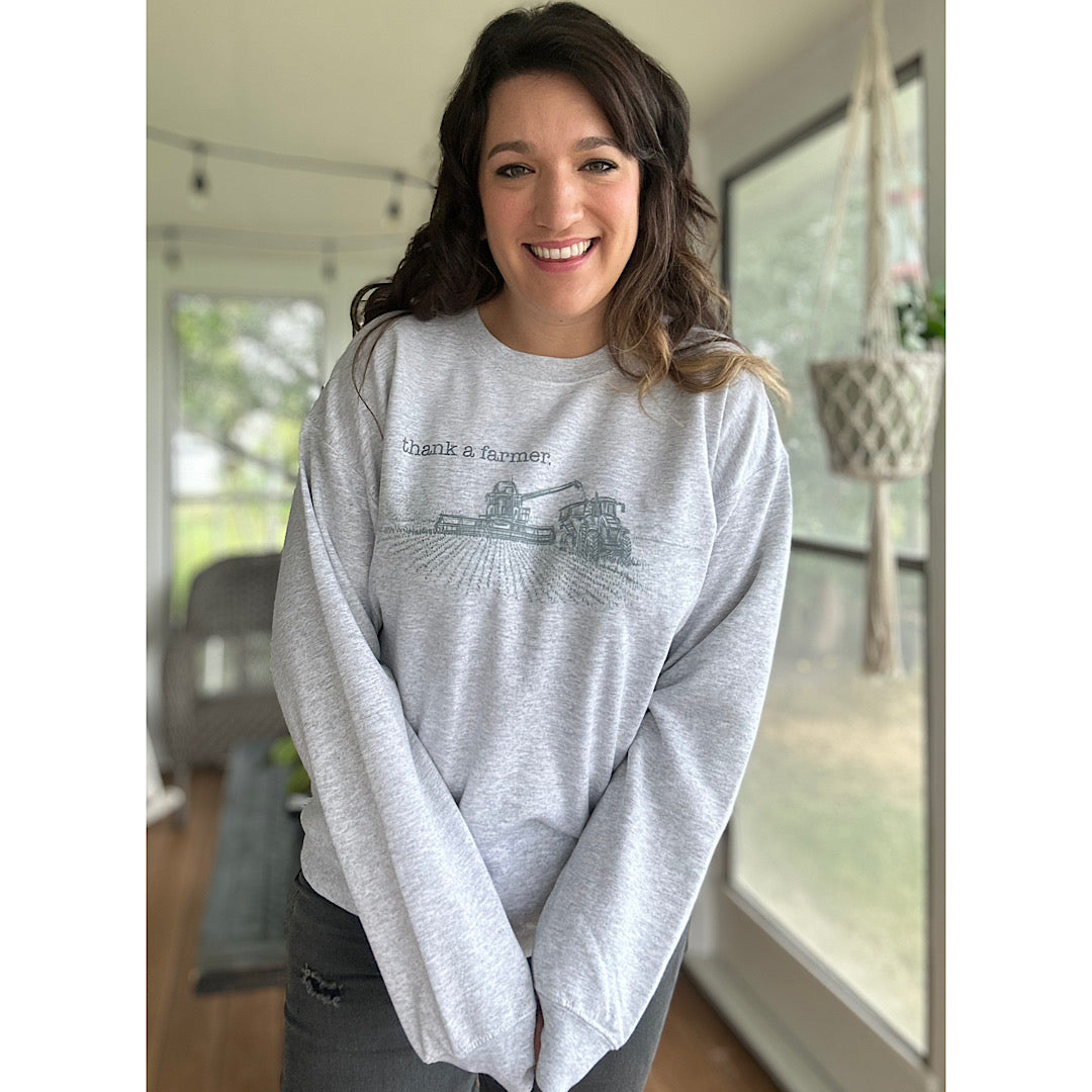 Thank A Farmer Harvest Crewneck