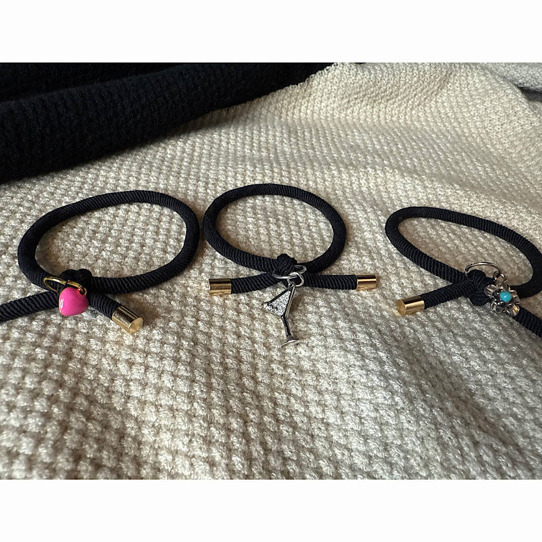 Charm Hair Tie Bracelets