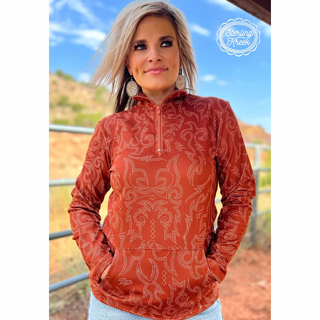 Saddle Stitch Pullover