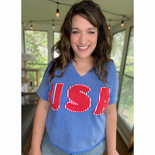 True Blue USA Tee