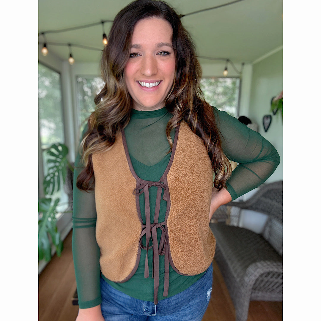 Tied & Toasty Sherpa Vest