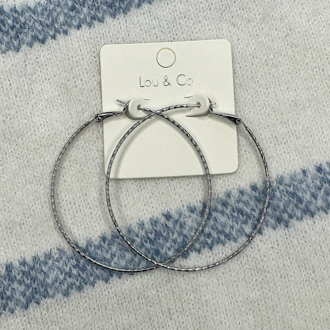 Large Hoop Earrings