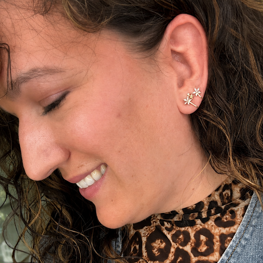 Garden Party Ear Cuff Studs