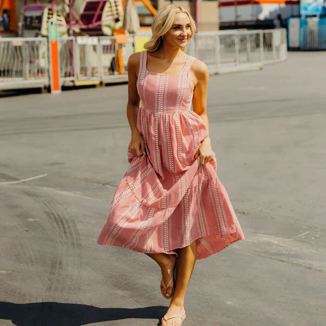 Berry Picnic Dress