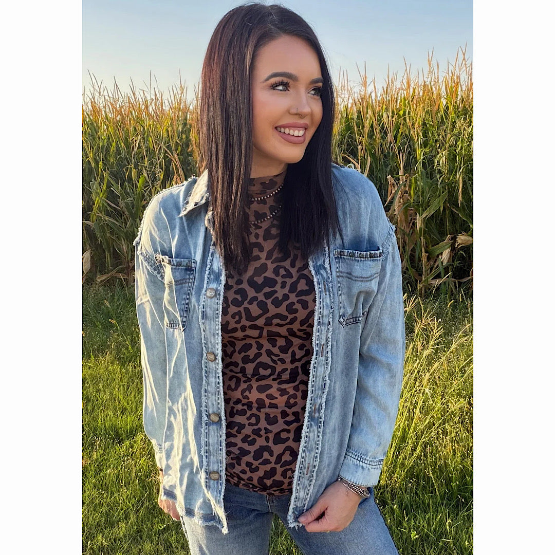 Studded Denim Jacket