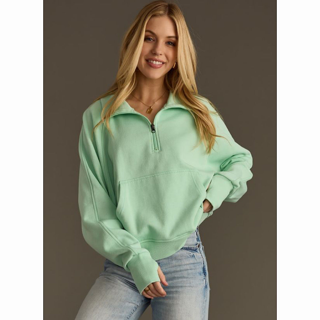 Mint to Be Quarter Zip